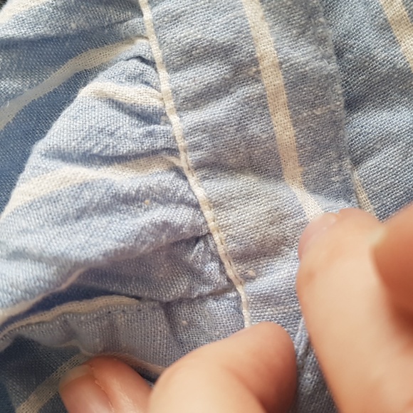 Zara Trafaluc Cotton Striped Oversized Tunic Size XS - Picture 14 of 16